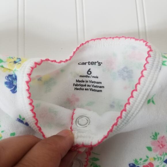 6M Sleep/Play Snap Up Bundle Carters Little Me - Picture 9 of 10